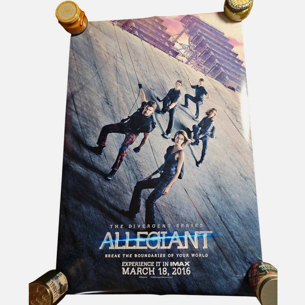 The Divergent Series: Allegiant 2016 Promo Movie Poster 27x40 Shailene Woodley